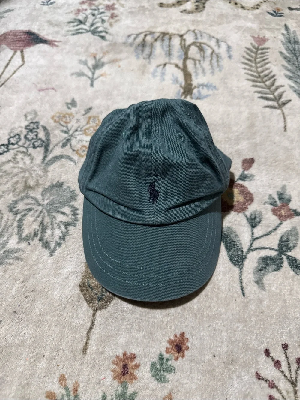 Vintage Polo by Ralph Lauren Green Classic Cotton Baseball Cap infant